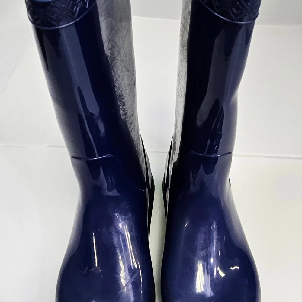 UGG Australia Rubber Rain Boots Waterproof Outdoor‎ Blue Size 6 Women's 1014452